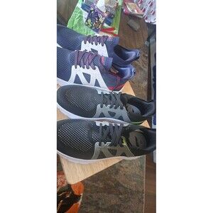 Two Pair AVIA Men's 13 Wide QuickFlash Sneaker Odor Control Lightweight Cushion